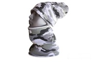 Zestaw Czapka Komin Męski Komplet Moro Kamuflaż Wojskowy Zimowy Teren ASG