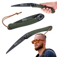 PIŁA PIŁKA RĘCZNA SKŁADANA DO CIĘCIA GAŁĘZI DREWNA DRZEWA MOKREGO SURVIVAL