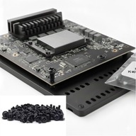 10x Śrubka M3 5mm Czarna do Płyty Głównej i Dysku SSD - Zestaw