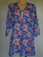 # Zwiewna tunika w kwiaty - TCHIBO - 36 - 38 #