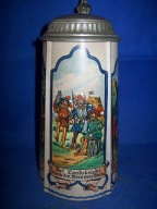 Dobra Cena--[@r3] Przesliczny Stary kufel-1/2L ok, 1900-r -26-