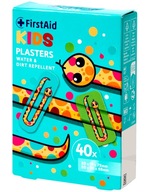 PLASTRY WODOODPORNE ODPORNE NA ZABRUDZENIA DLA DZIECI 40 SZT.