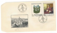 FDC Czechosłowacja 1979 Znaczki 2505-6 zabytki Praga sztuka korona królewsk