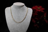 ŁAŃCUSZEK ZE STALI CHIRURGICZNEJ 316L POZŁACANY