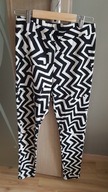 LEGGINSY biało-czarne znanej marki____ M (38)