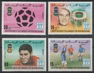 MAURETANIA - MŚ ARGENTYNA 1978 - MUNDIAL - EUSEBIO - PIŁKA ZOŻNA CZYSTE **