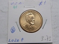 1 dolar 2020 George H.W. Bush mennica Philadelphia holder prezydenci