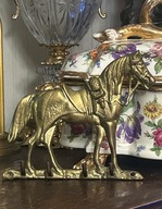 STARY ODLEW Z MOSIĄDZU - KOŃ KONIK - WIESZAK NA KLUCZE