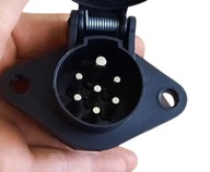 GNIAZDO WTYCZKA WTYK 24V TYP N 7 styków tworzywo