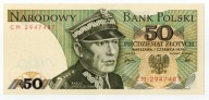 50 zł 1979 - CM - Stan 1, UNC. Stopień rzadkości L4.