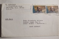 Koperta z obiegu. Poczta lotnicza .04687