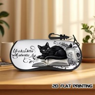 ETUI NA OKULARY KOT NA KSIĄŻCE ANIME OTWIERANE MATERIAŁ ANIME ŁADNE KOLOR