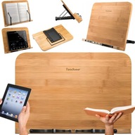 PODSTAWKA POD KSIĄŻKĘ STOJAK PODPÓRKA NA TABLET DO CZYTANIA BAMBUS