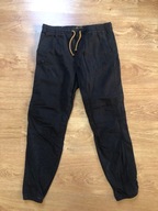 H&M SPODNIE CZARNE JOGGERSY 164 OKAZJA