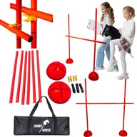 PRZESZKODA HOBBY HORSE DO SKAKANIA 120 CM PRZENOŚNA TORBA