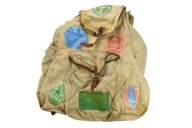 WZSS WARSZAWA PRL STARY PLECAK Z NASZYWKAMI RAJDY LATA 70-te