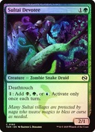 Karta Magic: The Gathering Sultai Devotee TDM *Foil*