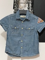 5 Koszula L.O.G.G jeans niebieska bawełna motocyklowy wyścig 3 lata