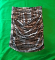 Hipsterska, obcisła drapowana miniówa marki Pieces