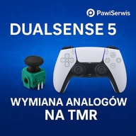 EDGE naprawa pada DualSense PS5 EDGE - wymiana analoga TMR 1 szt.