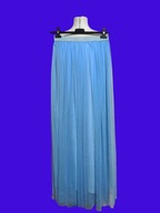 włoska SPÓDNICA długa tiulowa na dzianinie 36