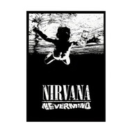 „Nirvana – Nevermind” – Ikoniczny Plakat Muzyczny w Stylu Vintage
