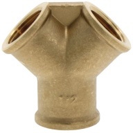 Rozdzielacz 3-drożny BSP 1/2" mosiądz GRANIT