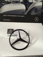 EMBLEMAT GWIAZDA MERCEDES W205 CZARNY MAT DEDYKOWANY