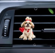 Zapach 2D PIESEK do samochodu na kratkę nawiewu WALENTYNKI