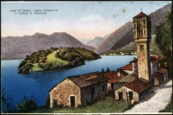 Lago di Como. Isola Comacina e Chiesa S. Giovanni - Cesare Capello 1920
