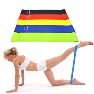 GUMY DO ĆWICZEŃ ZESTAW 5 GUM MINI BAND FITNESS 0,5-20 kg 5 szt.