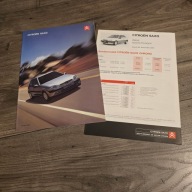 Citroen Saxo cała gama też VTS + cennik 2002