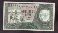 Indonezja - banknot - 10000 Rupia 1964 rok