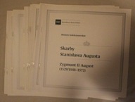 FOLDERY DO MONET 50 zł i 500 zł 2017 SSA SKARBY ZYGMUNT II AUGUST 10 SZTUK