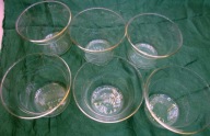 6 szklanki PRL nr 111 VEBJENA OLASWERK sygnowane