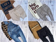 r.98-104 Mega paka 62szt zestaw ubranek dla Synka chłopca wiosna lato