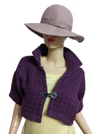 UNO krótki żakiet wełniany wdzianko 38/40/42