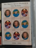 Królowa Angli 2 Blok Ghana kl Pope D 3