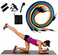 ZESTAW GUM OPOROWYCH FITNESS CROSSFIT | 5X OPÓR RĄCZKI DRZWI NOWE HIT PRO+2