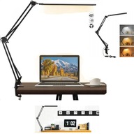 LAMPKA BIURKOWA LED NA BIURKO SZKOLNA NOCNA LAMPA KREŚLARSKA REGULOWANA USB
