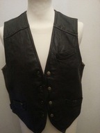 JUST TOP KAMIZELKA MOTOCYKLOWA MĘSKA SKÓRZANA M/L