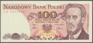 Polska 100 złotych 1986 - Ludwik Waryński - PG - stan bankowy UNC