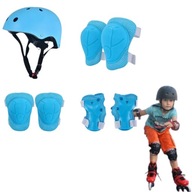 KASK REGULOWANY + ZESTAW OCHRANIACZY DLA DZIECI NA ROLKI ROWER HULAJNOGĘ