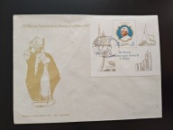 III wizyta papieża Jana Pawła II w Polsce 1987 - FDC z blokiem 133
