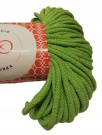SZNUREK bawełna z rdzeniem 5mm PISTACJA 50mb WYPRZEDAŻ