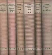 TRYLOGIA - 6 TOMÓW - OGNIEM I MIECZEM. POTOP. PAN WOŁODYJOWSKI HENRYK