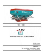 Sulky X40 (1900-3000) - instrukcja obsługi rozsiewacza PL