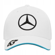 Biała czapka Mercedes AMG Petronas Formuła 1 x George Russell 63 dla fana