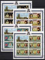 **AITUTAKI 254-57 = 28E - ARKUSIKI - STATKI ŻAGLOWCE