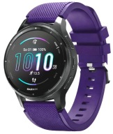 WYGODNY PASEK 22mm ZEGAREK SMARTWATCH GARMIN FORERUNNER 570 (47mm) PURPLE